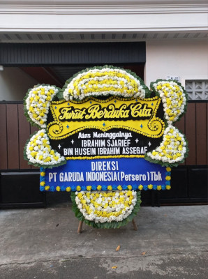 Papan Bunga Duka di Katapang