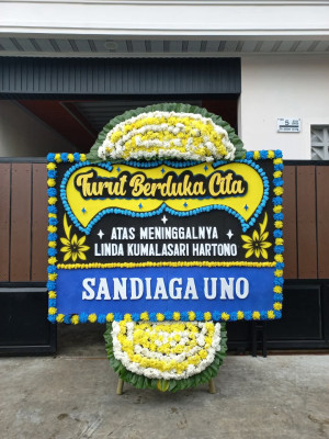 Papan Bunga Duka di Katapang